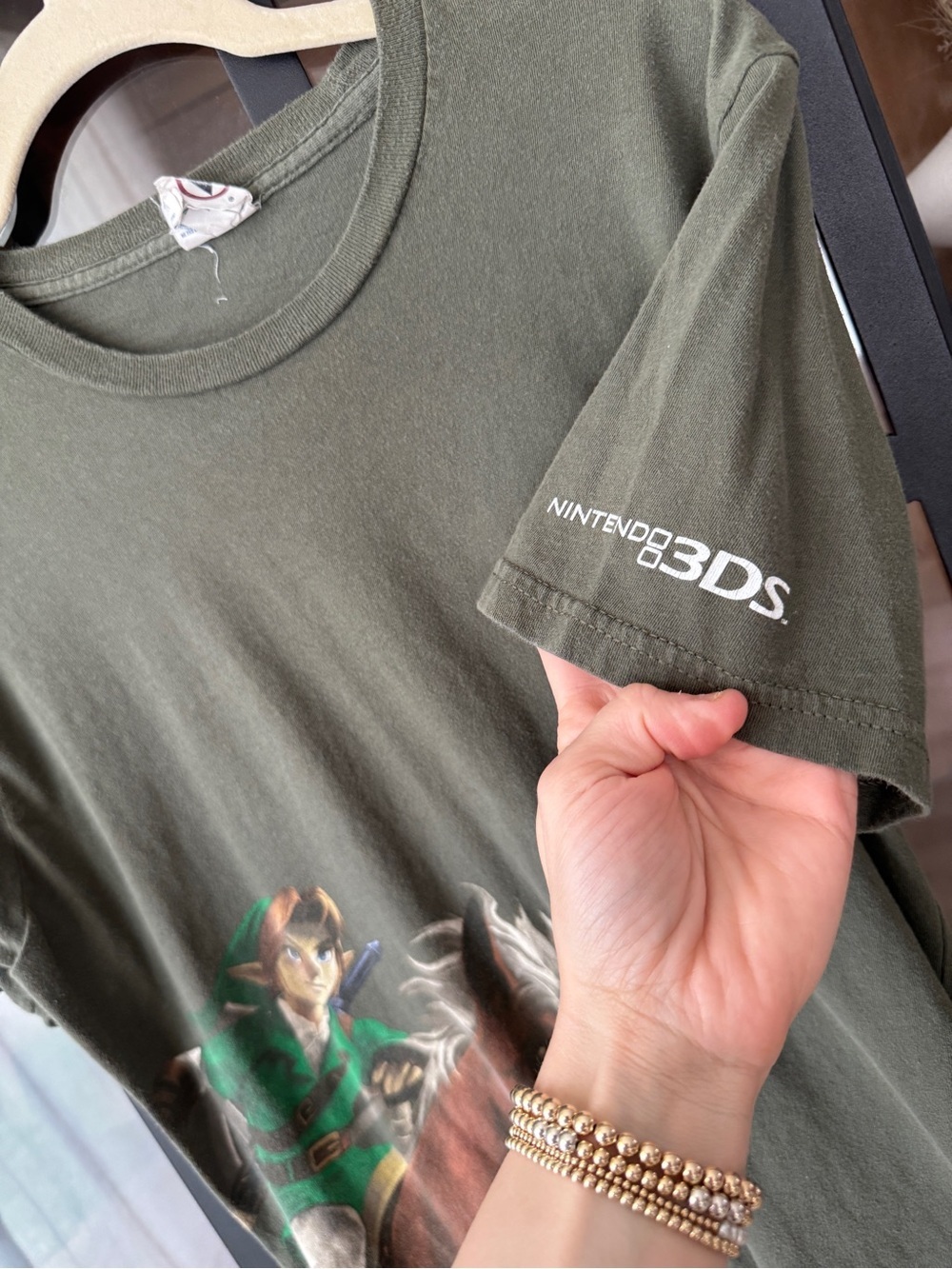 Y2k Nintendo 3DS The Legend of Zelda: Ocarina of Time graphic tee horse tshirt - Picture 8 of 8
